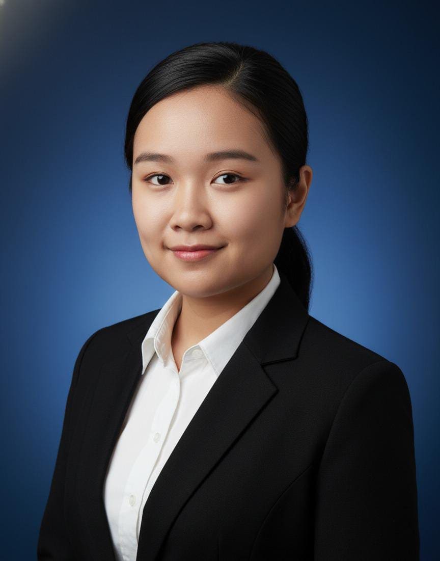 Professional woman in formal attire.